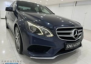 Mercedes Benz E200 Sedan Edition E R18 LED Sunroof 2016 Blue